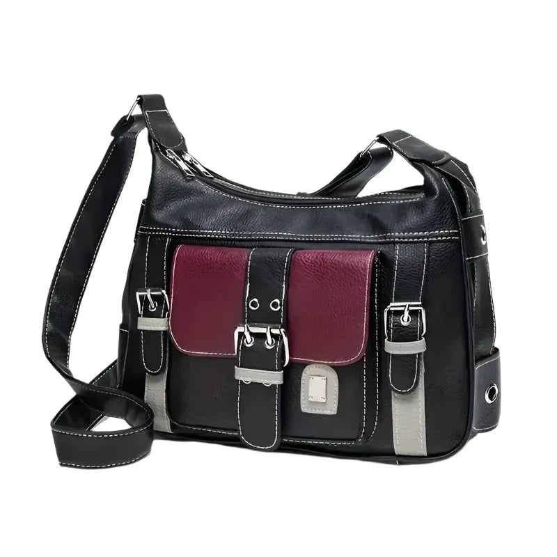 Leila | Vintage PU Leather Women's Crossbody Handbag