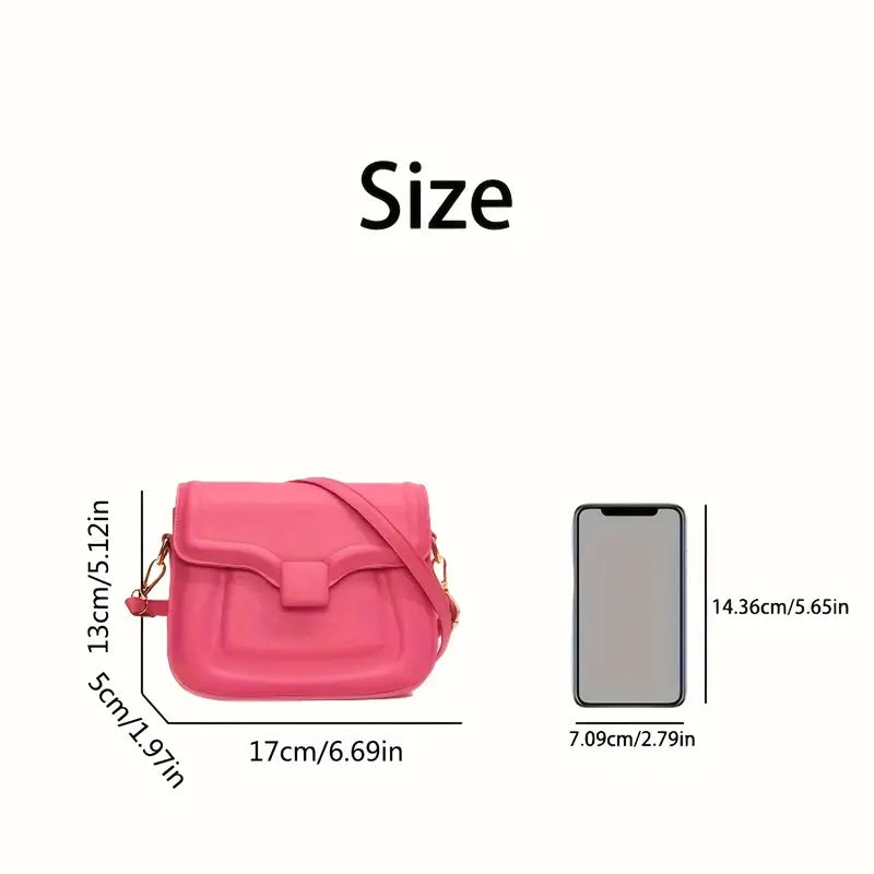 Luna | Women's PU Leather Saddle Crossbody Sling Bag