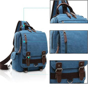 Lars | Large Retro Canvas Travel Bag Shoulder Bag
