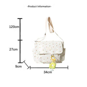 Eva | Women's Floral Canvas Shoulder Bag