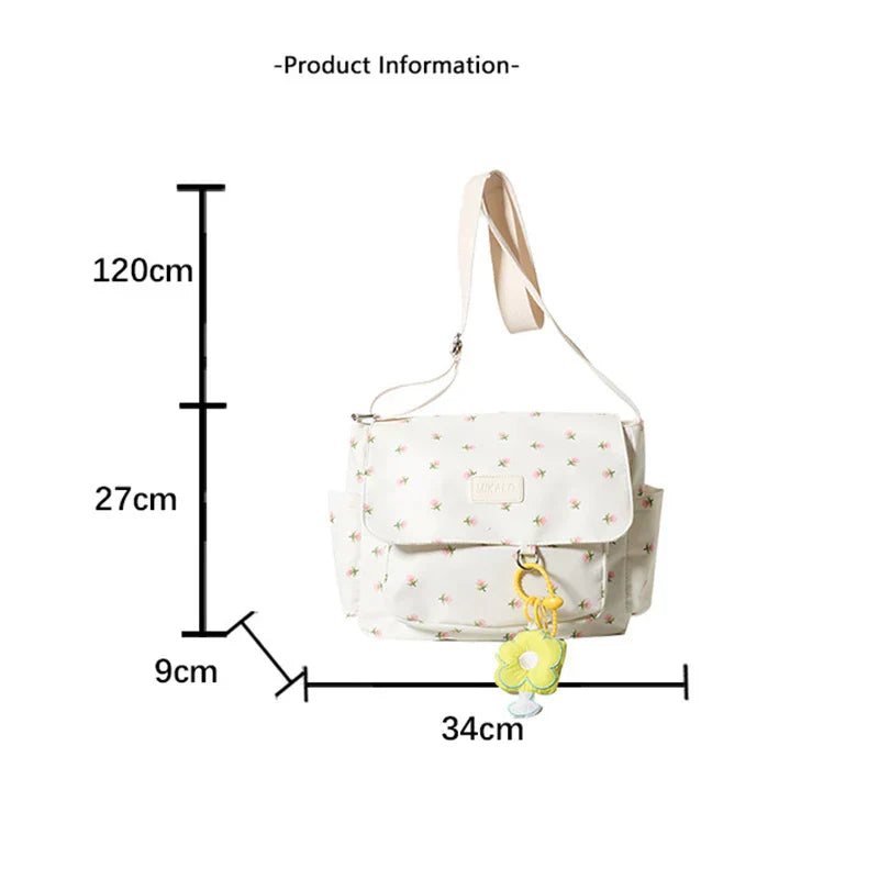 Eva | Women's Floral Canvas Shoulder Bag