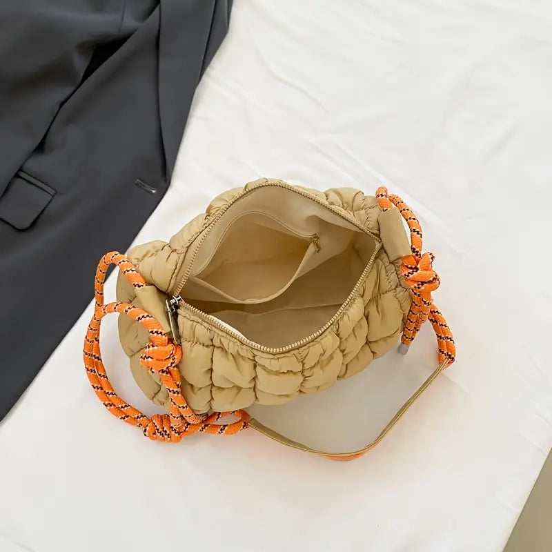 Eva | Quilted Waterproof Nylon Crossbody Travel Shoulder Bag