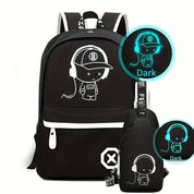 Kurt | Spacious Waterproof Backpack and Messenger Bag Set for Kids
