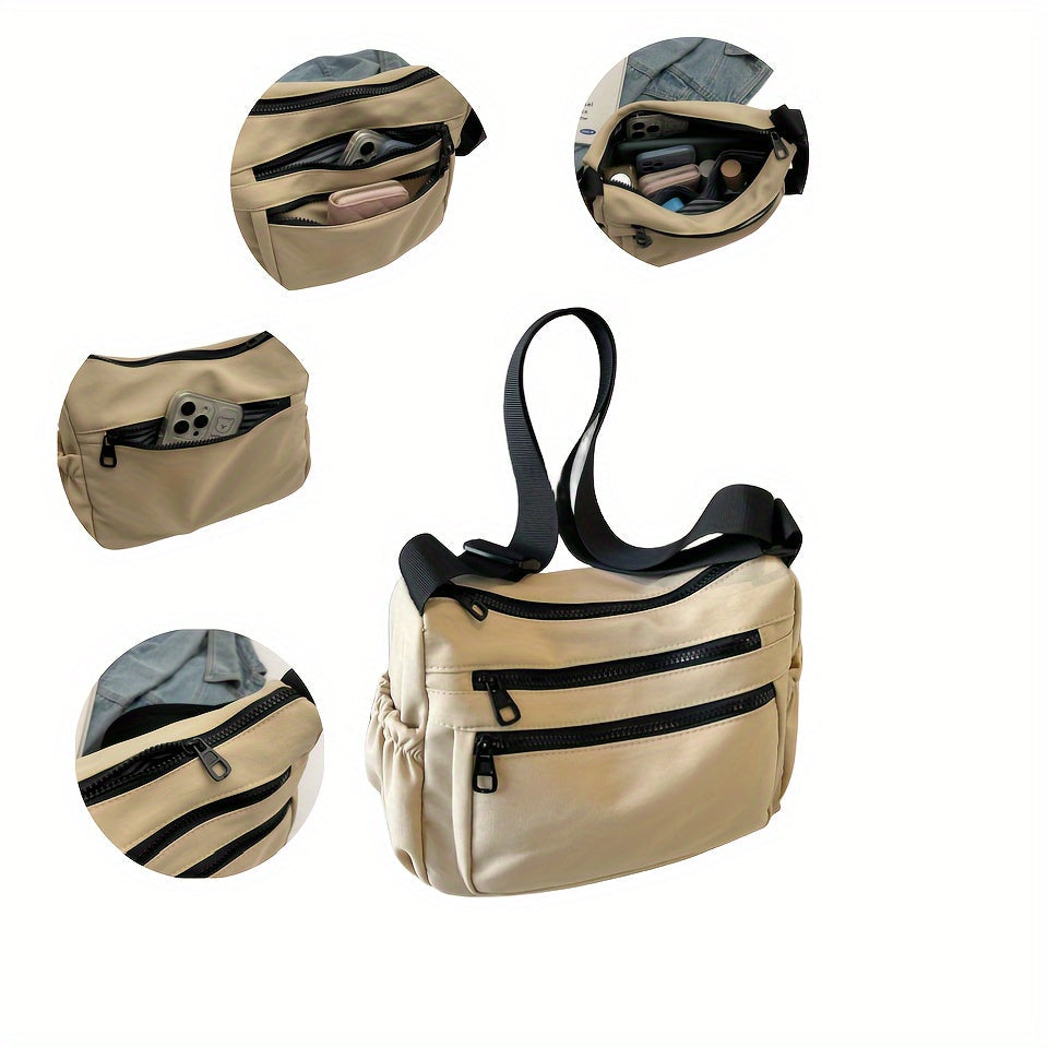 Iris | Customizable Multi-Pocket Shoulder Bag