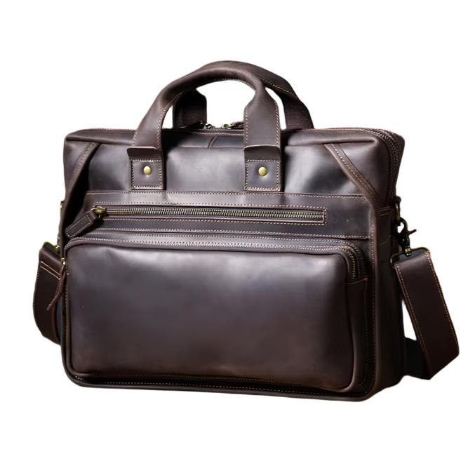 Luca | Luxurious Leather Crossbody Travel Messenger Bag