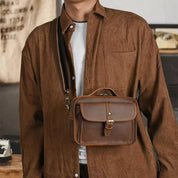 Lucas | Retro Leather Small Crossbody Messenger Bag