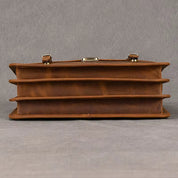 Daniel | Men's Leather Crossbody Messenger Laptop Bag Travel Bag