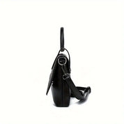 Clara | Retro Leather Shoulder Bag with Crocodile Pattern