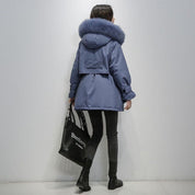 Women's warm winter parka jacket | Short-1