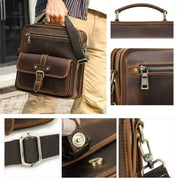 Lucas | Leather Crossbody Messenger Bag