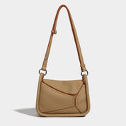 Amara | Geometric PU Leather Crossbody Sling Handbag