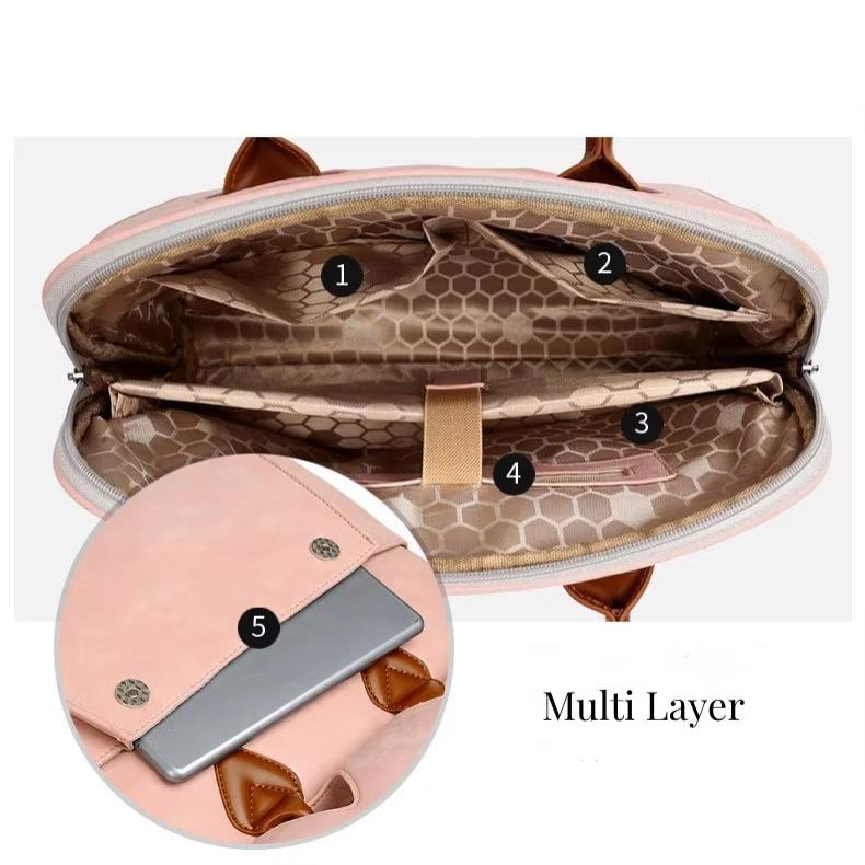 Isabella | PU Leather Travel Crossbody Messenger Tote Handbag