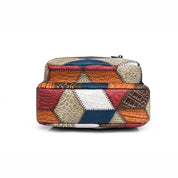 Fleur | Women's Color Block Crossbody Bag made of embossed PU Leather