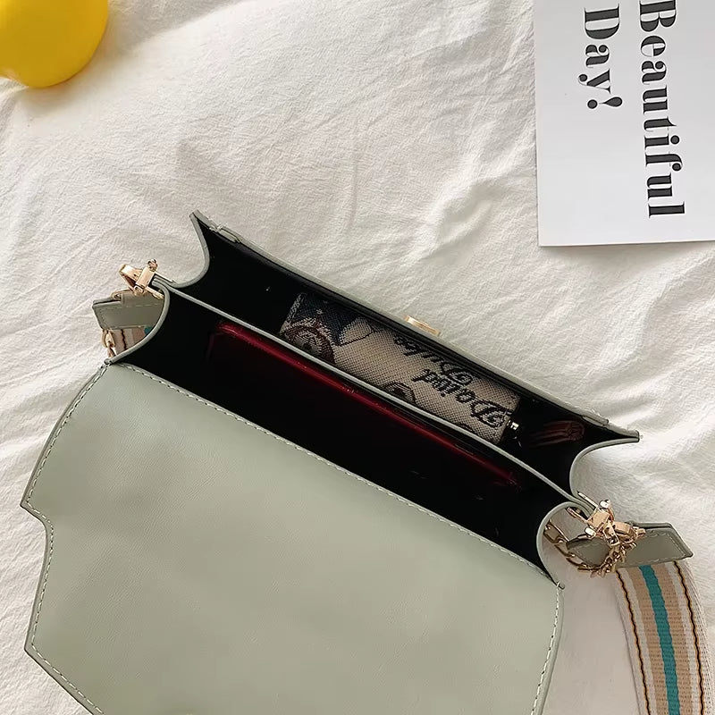 Mila | Geometric Charm Chain Satchel