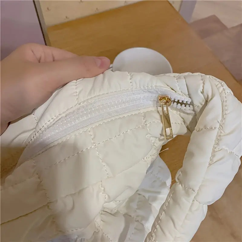 Luca | Large Capacity Quilted Crossbody Messenger Bag