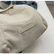 Eva | Simple Corduroy Shoulder Bag