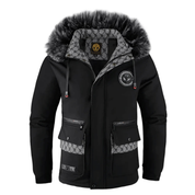 Men's warm winter thick jacket | Hood-2