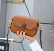 Emma | Stylish Leather Shoulder Bag with Flap