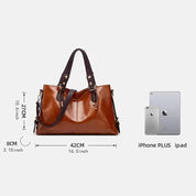 Emma | Anti-Theft Leather Shoulder Bag