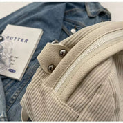 Eva | Simple Corduroy Shoulder Bag