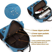 Lars | Large Retro Canvas Travel Bag Shoulder Bag