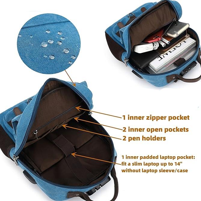 Lars | Large Retro Canvas Travel Bag Shoulder Bag