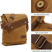 Finn | Vintage Small Canvas Shoulder Bag