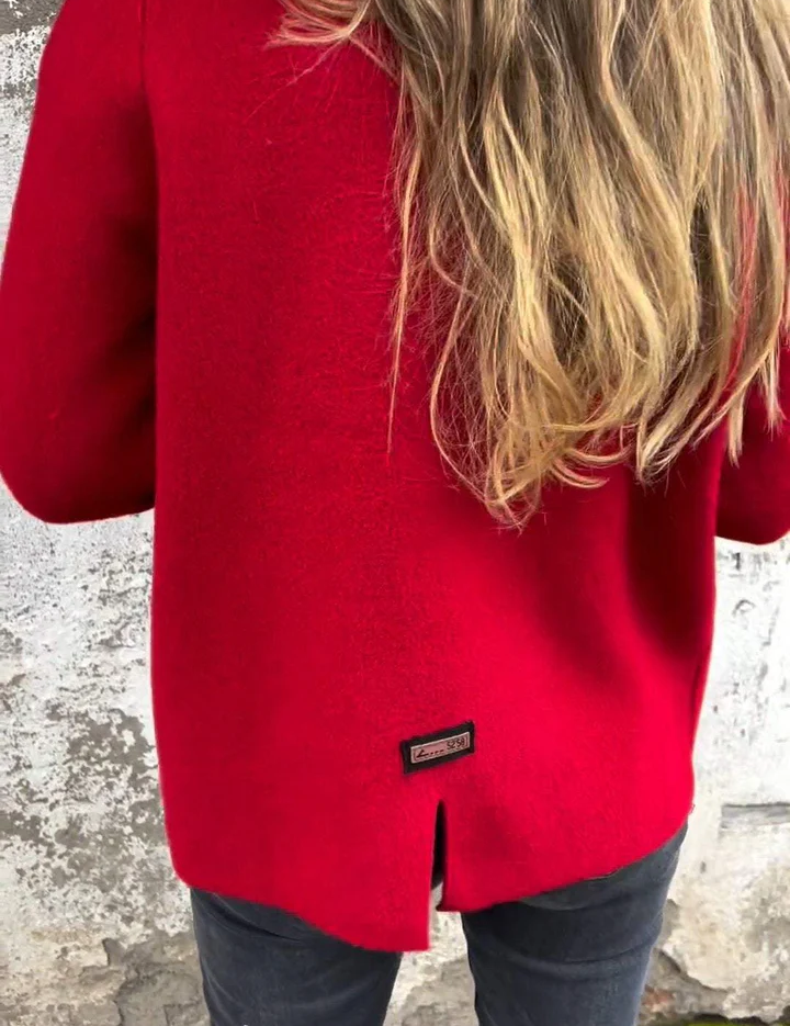 Part jacket in feminine design with a two -color look for women-5