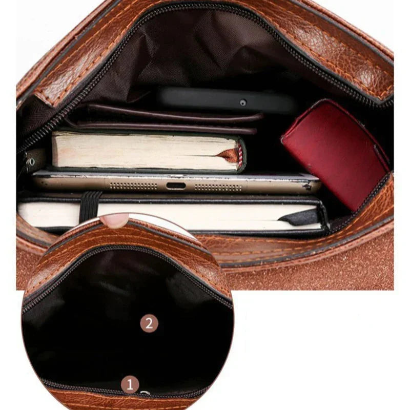 Lars | Minimalist Large Leather Shoulder Bag
