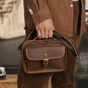 Lucas | Retro Leather Small Crossbody Messenger Bag