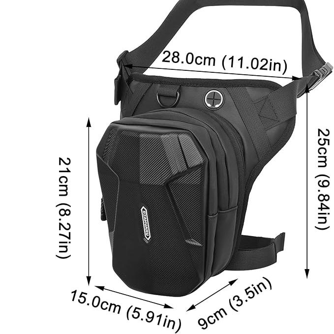 Jaxon | Expandable Waterproof Motor Drop Leg Hip Bag