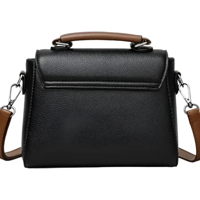 Lotte | Retro Leather Handbag with Buckle for Women