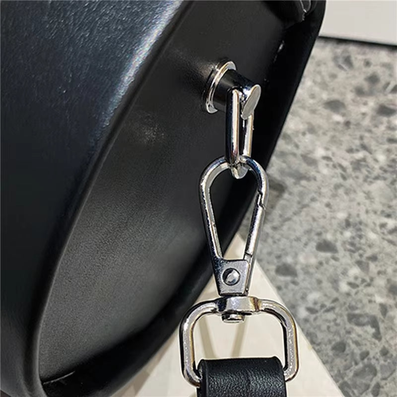 Eva | Vintage Leather Cylinder Crossbody Sling Handbag
