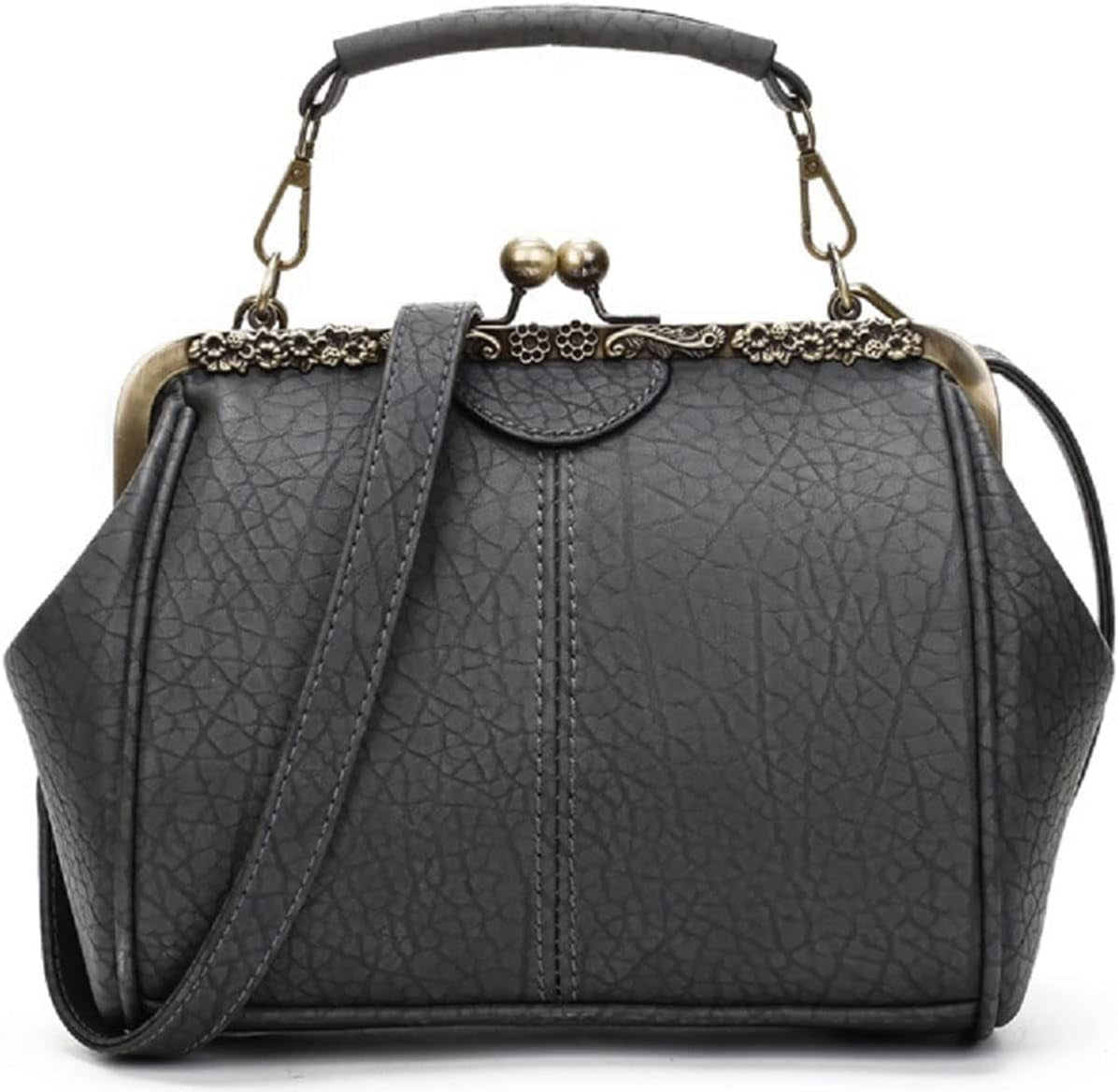 Isla | Vintage Kiss-Lock Crossbody Bag