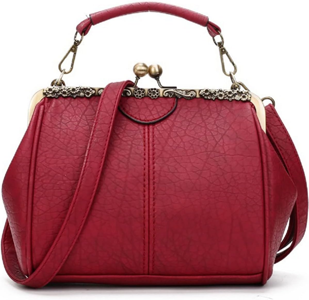 Isla | Vintage Kiss-Lock Crossbody Bag