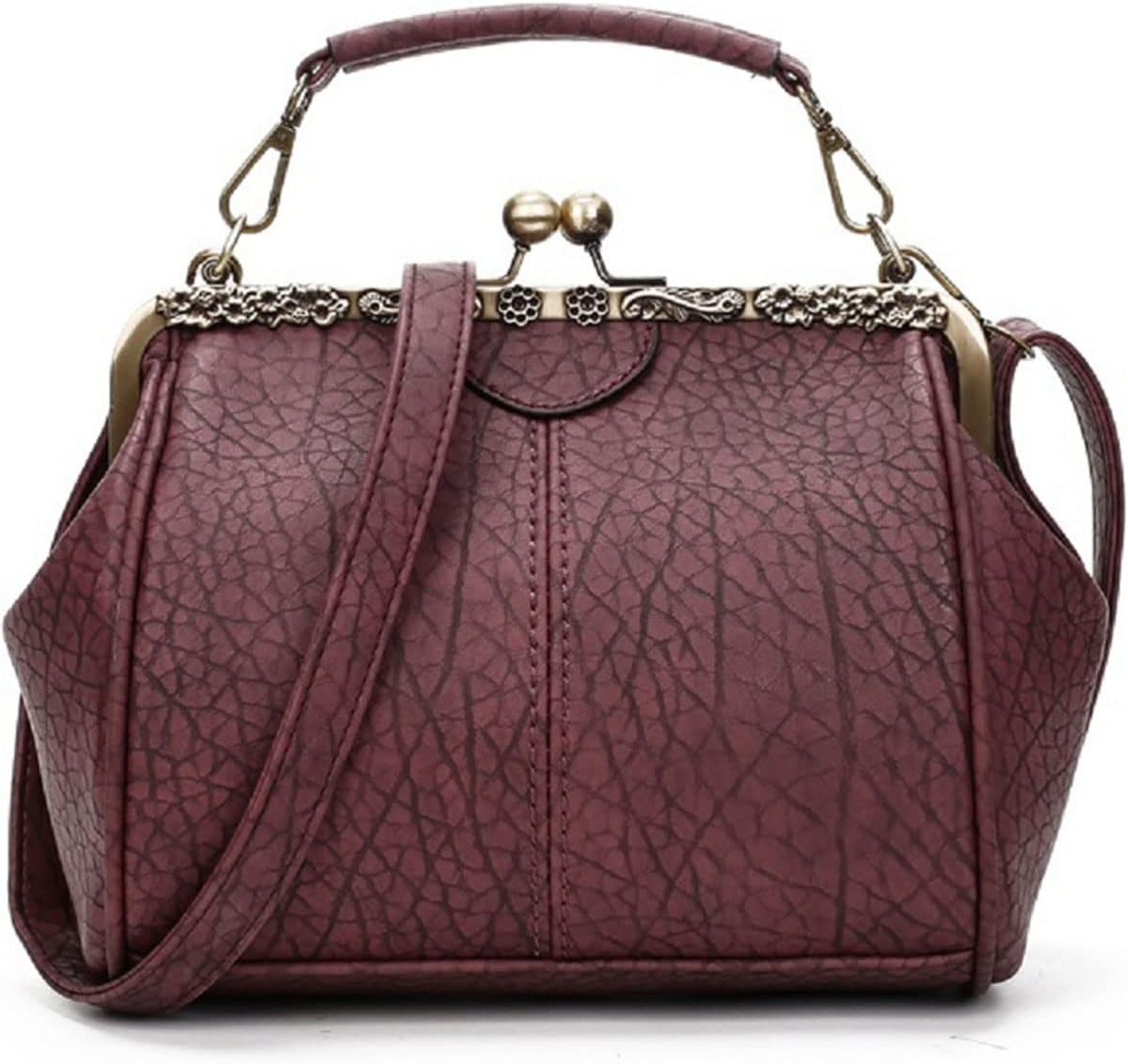 Isla | Vintage Kiss-Lock Crossbody Bag