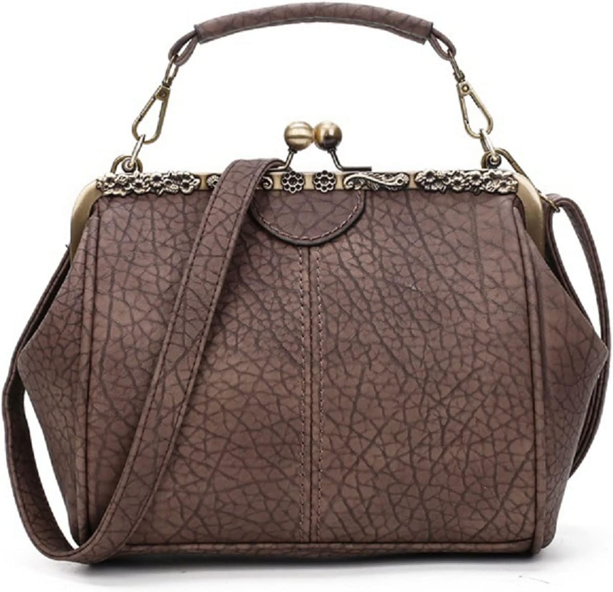 Isla | Vintage Kiss-Lock Crossbody Bag
