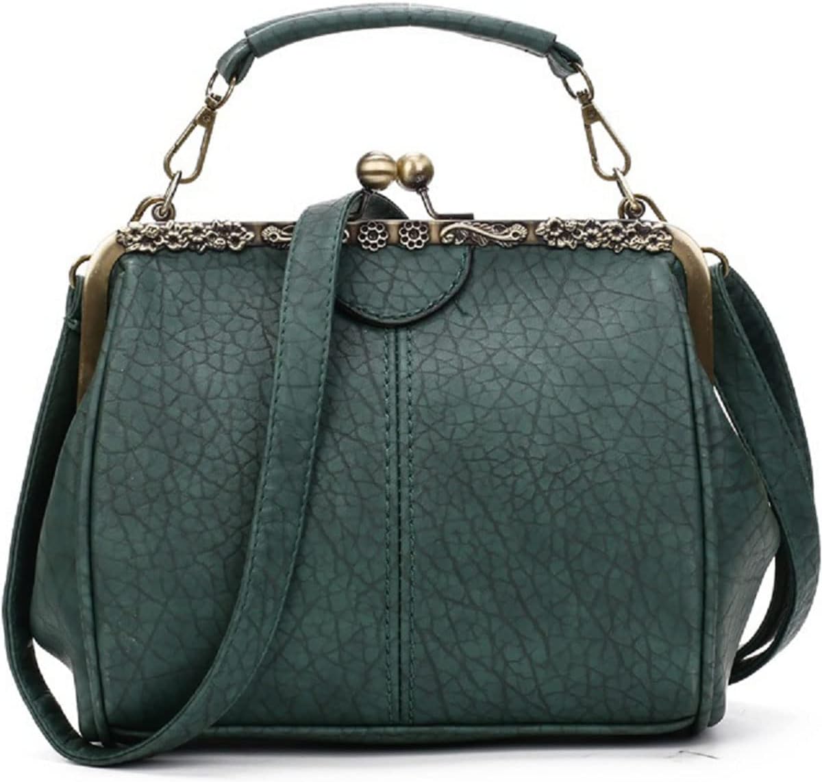 Isla | Vintage Kiss-Lock Crossbody Bag