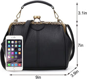 Isla | Vintage Kiss-Lock Crossbody Bag