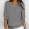 Sweater in the two -tone design made of soft knitting material for women-3
