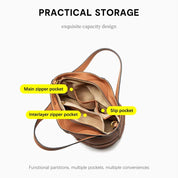 Aurora | Elegant Genuine Leather Crossbody Sling Handbag