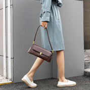 Ava | Vintage Imitation Leather Messenger Bag