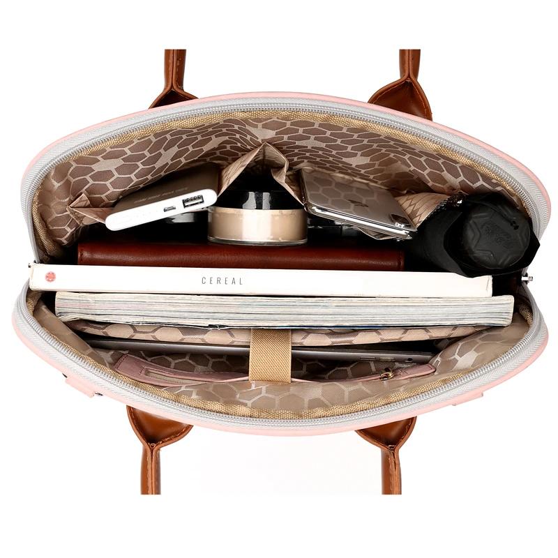 Isabella | PU Leather Travel Crossbody Messenger Tote Handbag