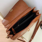 Fleur | Women's Chic Vintage Faux Leather Shoulder Bag