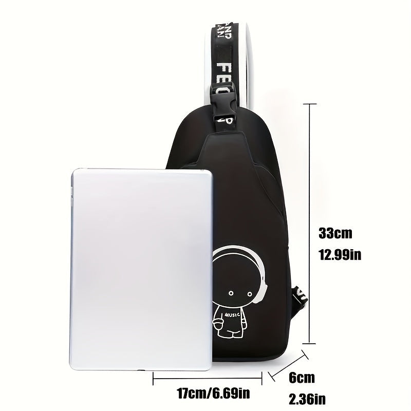 Kurt | Spacious Waterproof Backpack and Messenger Bag Set for Kids