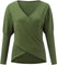 Women's sweater: warm, crossed rope for winter-1