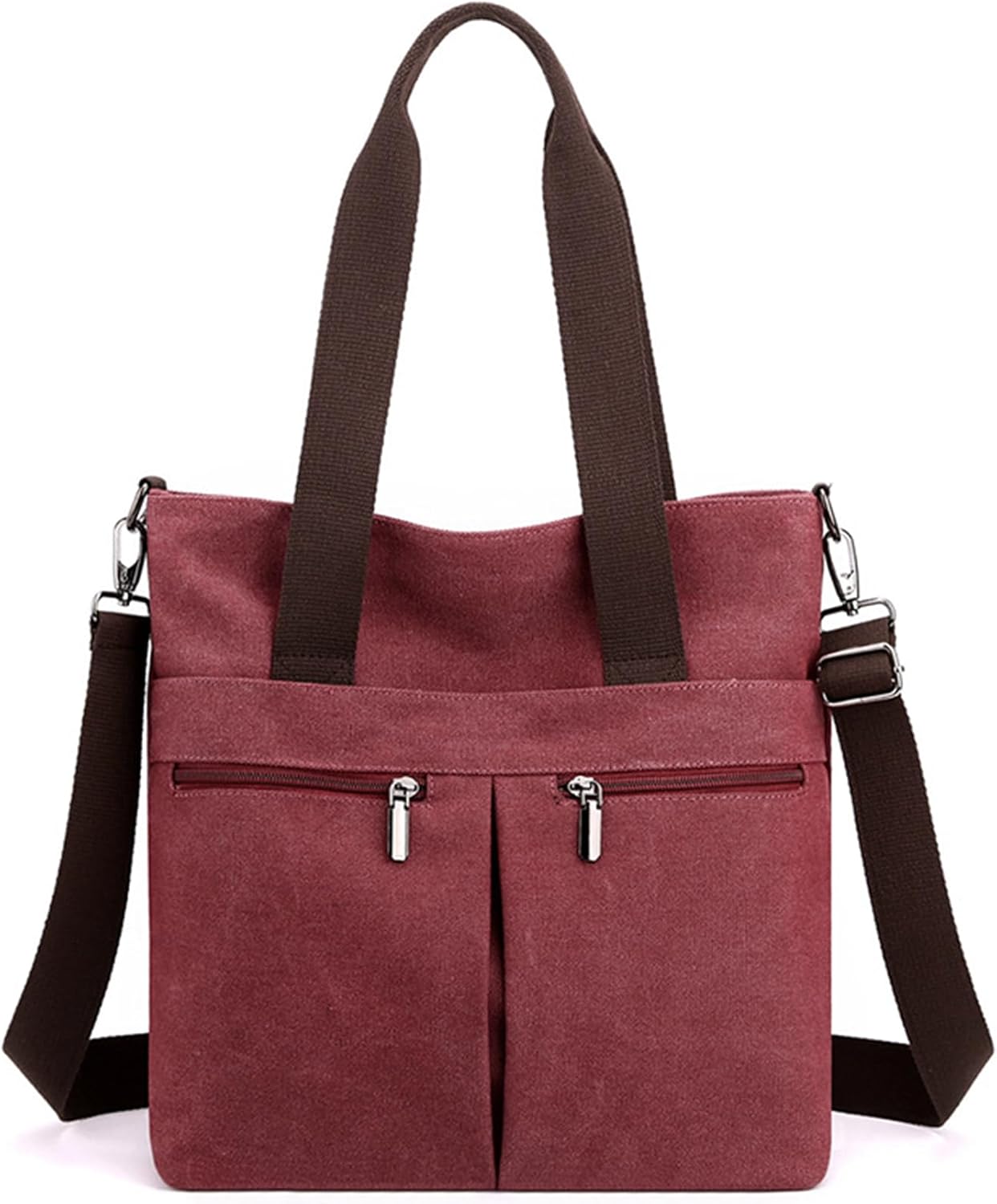 Lena | Canvas Shoulder Bag with Multiple Compartments