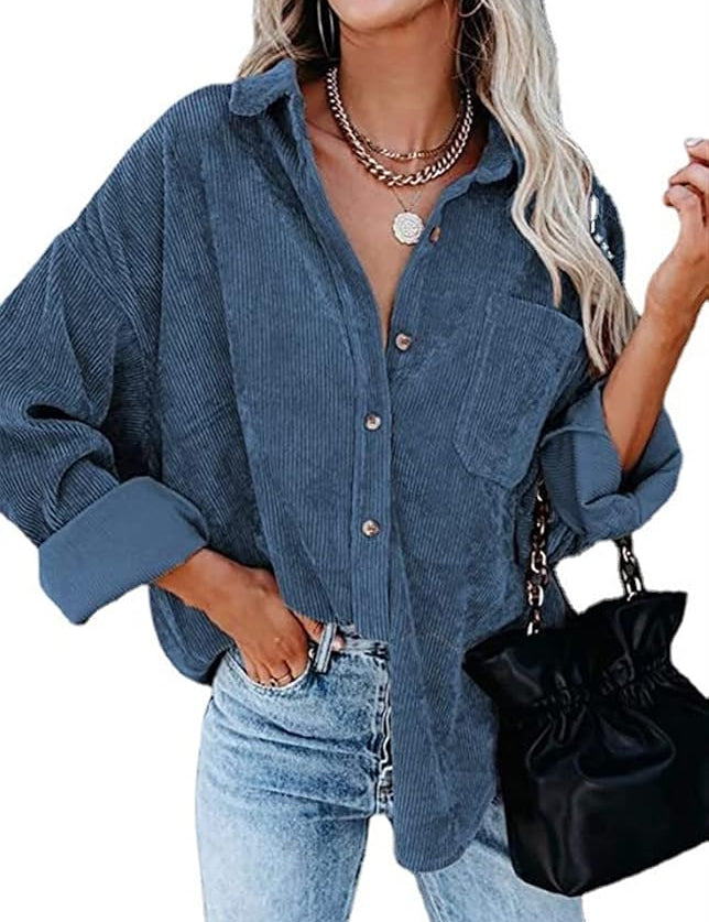 CASSIE | Corduroy Shirt Spring
