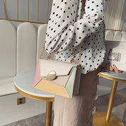 Mila | Geometric Charm Chain Satchel