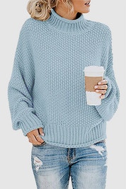Classic patchwork sweater with elegant collar for winter-4